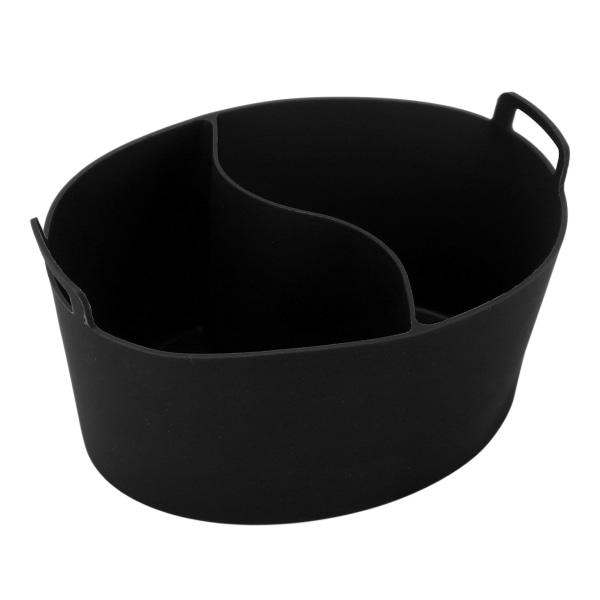 Långsamkokare Liner Matkvalitet Silikon Läckagesäker Återanvändbar Värmebeständig Gryta Divider Liner Svart