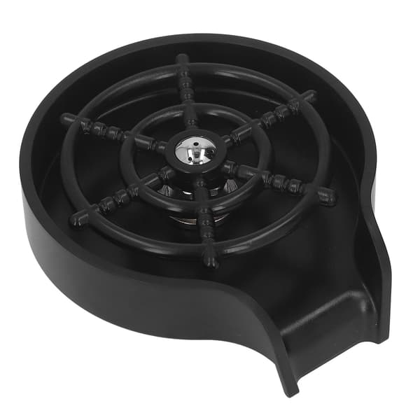 Højtryksvask til vask, glasrenser, automatisk kopvasker-sæt med ABS-base, 80 cm slange, sort