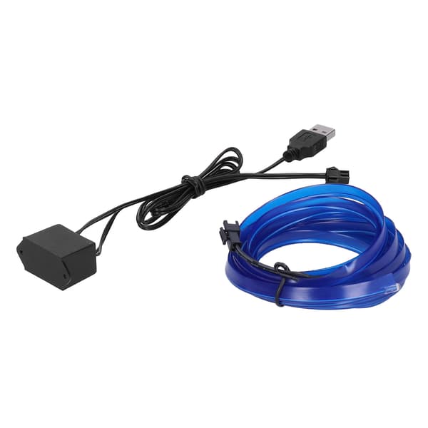 3 meter / 9,8 ft USB bil ambient lys fleksibel LED lysstrimmel bil interiør dekorativ lampe
