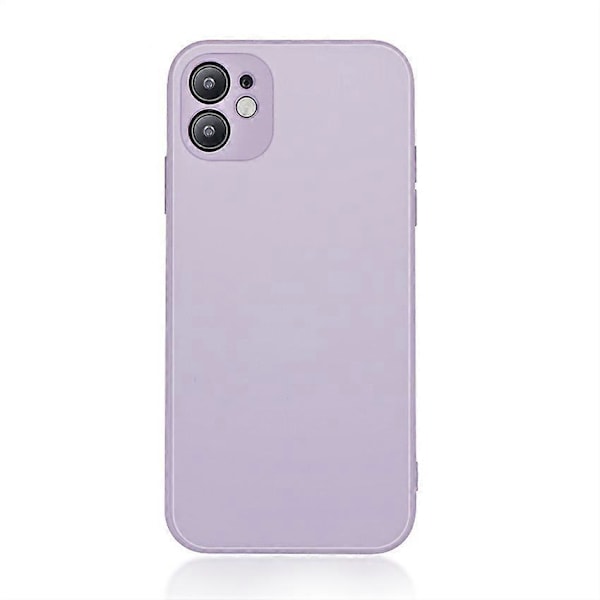 Silikone Etui Kompatibelt med iPhone 11 etui (Lavendel), Hævet Kant (Skærm & Kamerabeskyttelse), 3-lags Struktur, Fuld Kropsbeskyttelse