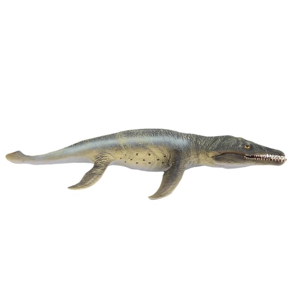 Simuleringsmodel af gul Kronosaurus-dinosaur, pædagogisk dinosaurmodellegetøj til børn, gul Kronosaurus-dinosaurmodel