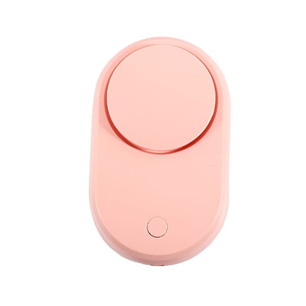 Elektrisk øyenvippevifte USB oppladbar bærbar håndholdt mini elektronisk vippevifte for poding, rosa