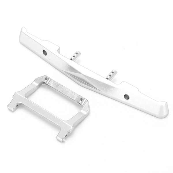 RC Front Bumper Aluminium Alloy Connector for AXIAL SCX24 C10 1/24 RC Car Upgrades PartsSilver