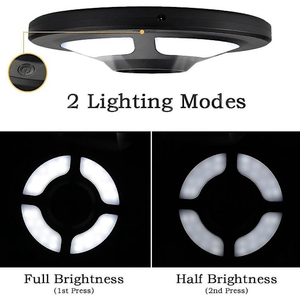 Utomhusparasolllampa Batteridriven Sladdlös Multi LED-lampor för Däckparasoll och Campingtält