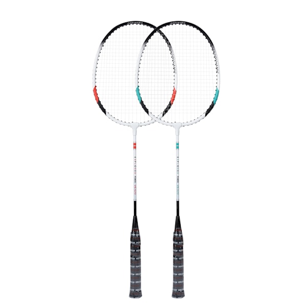 2 st aluminiumlegering nylon badmintonracket inomhus utomhus sportträning racket för tävlingsträning