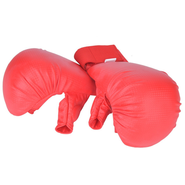 Ett par boxningshandskar Karate handskydd med tumskydd för kampsportsportspelträning