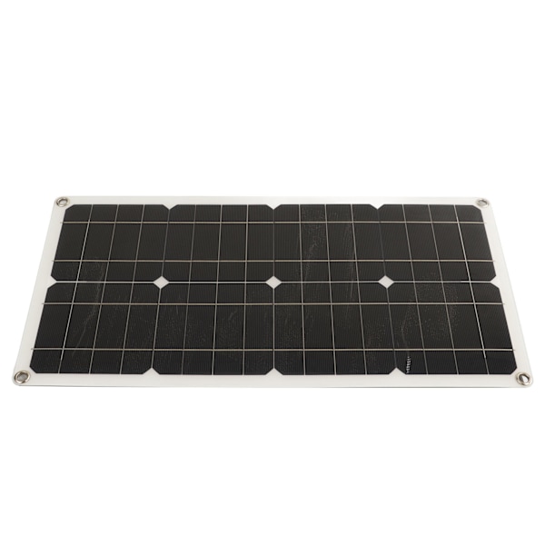 25W solcellepanel IP65 vanntett 12V 24V adaptiv høy effekt overladningsbeskyttelse for RV bilbåt tilhenger 10A kontroller