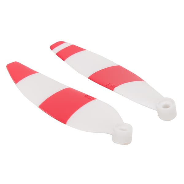 2 Par RC Drönare 4726F Propeller Tillbehör Ljudreducering Passar DJI Mavic Mini (Vit Röd)