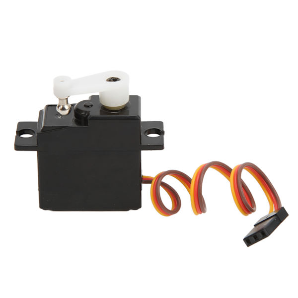 Digital Servo Lågbruskänslig plaststyrväxel med arm för WLtoys 124016 124017 144010 1/14 RC-bilar