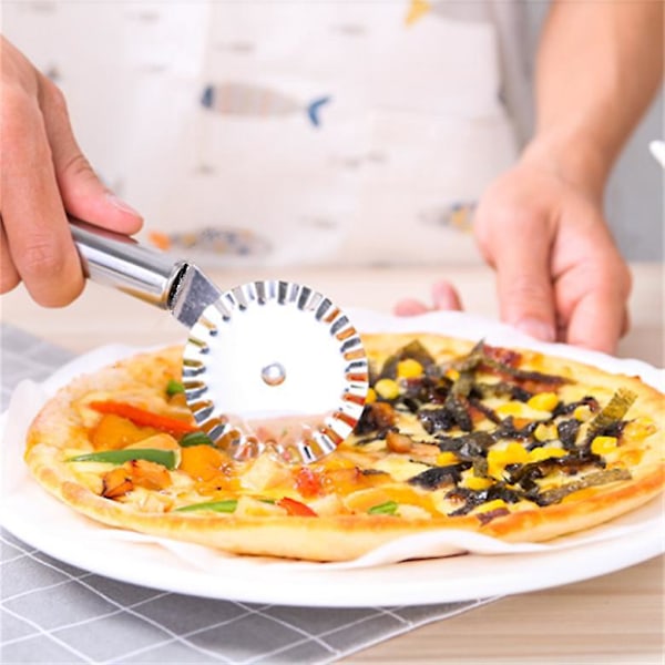 Pastadelare i rostfritt stål - 7,6 tum diameter, 2,3 tum diameter
