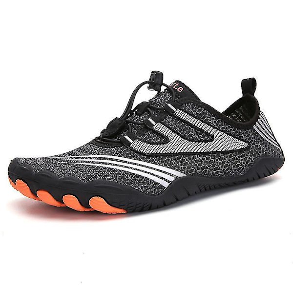 Barfota Trail Running Strandsko för Män SvartVit