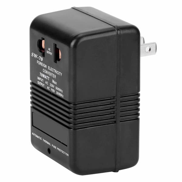 220V til 110V Spændingsomformer 70W Nedtransformator til Elektriske Tandbørster Barbermaskiner CN220V
