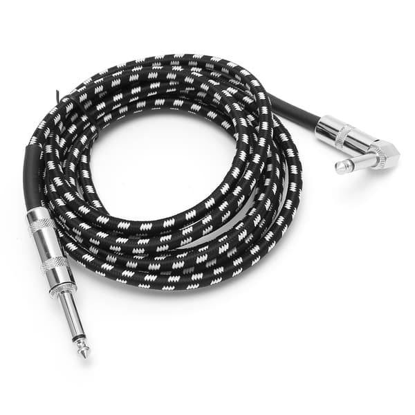 JORINDO 6.35MM Hane Huvud Ljud Gitarrkabel Elgitarr Förstärkarkabel 1/4 Tum Instrumentkabel 3 M