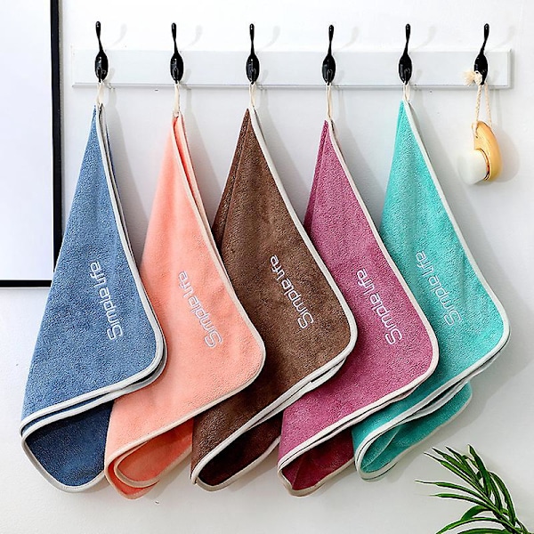 interior softness Rund Broderad Svamp Handduk