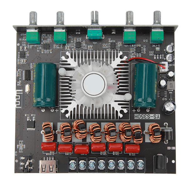 XY S350H 220Wx2 350W 2.1-kanals Bluetooth-förstärkarkort med stöd för anpassat Bluetooth-namn DC 18V‑38V Bluetooth-högtalarljudförstärkarmodul