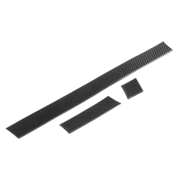3 stk. Carbon Fiber Instrumentbræt Panel Trim Cover Dekoration Passer til 5 Serie E60 E61 2004‑2010