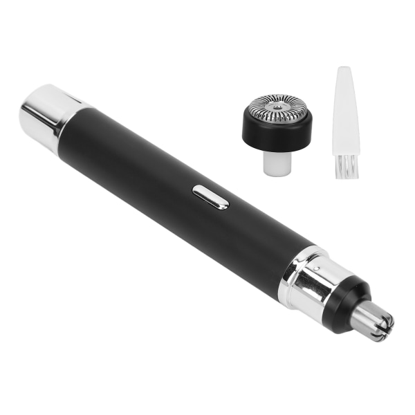 Nenähiusleikkuri USB Mini 2 in 1 Kannettava hiljainen ja nopea korvahiusten trimmauskone musta