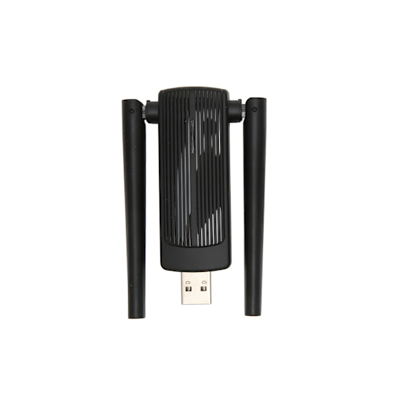 Wifi 6-adapter 2,4G 573,5 Mbps 5G 1201 Mbps Dual Band WiFi 6 USB3.0 Trådlöst Nätverkskort för Stationär Dator Bärbar Dator