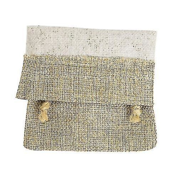 Små säckar i juteväv för bröllopsfest, 10 x 15 cm – 10-pack