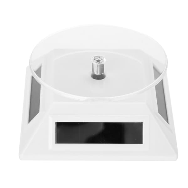 Solar Showcase 360 Grader Drejelig Smykke Organizer Display Stand (Hvid)