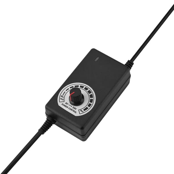 9-24V 1A Justerbar Strömadapter Säker PWM-modulering Steglös Spänningsjustering Strömadapter