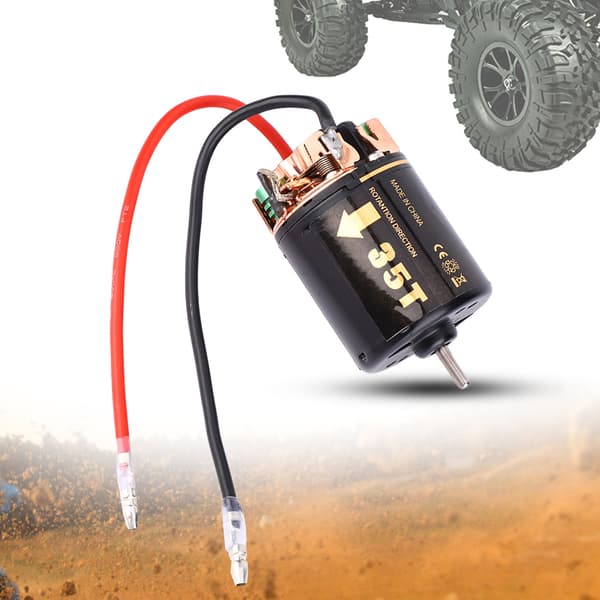 35T Universal RC Modellbil 540 Borstad Motor för Stora Lastbilar/Klätterbilsmodell