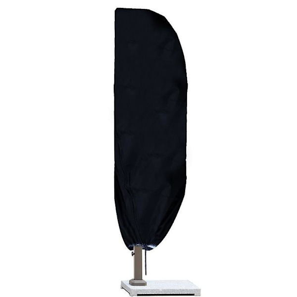 Vandafvisende Udendørs Parasolbetræk med Lynlås - UV-resistent (Passer til 9ft-12ft Offset Parasol)