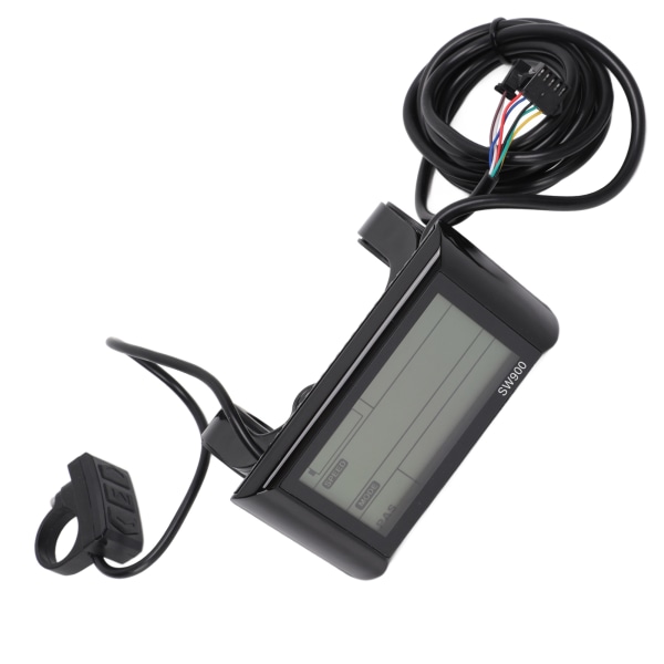 Elektrisk cykel SW900-display med 36V 48V-uttag Hållbar elektrisk cykel LCD-display