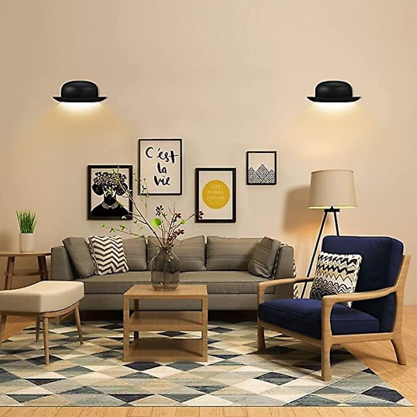 12W Modern LED Vägglampa Vägglampa Vattentät IP65 Aluminium LED Vägglampa Inomhus Utomhus för Badrum Sovrum Hall Vardagsrum Trappa, Svart