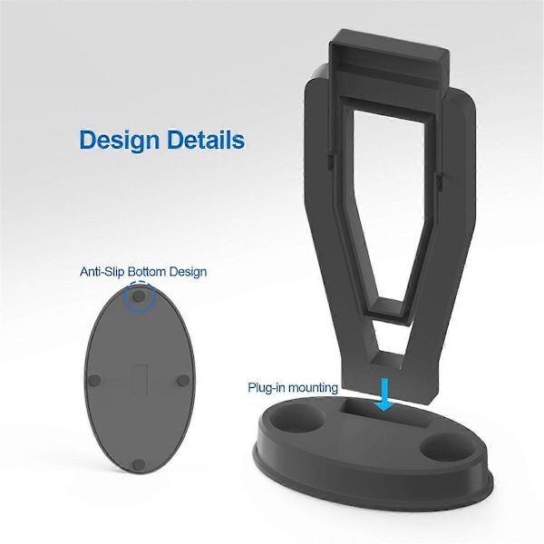 Konsol Kontroll Organizer för Meta Quest3/för PS MOVE Grip Svart