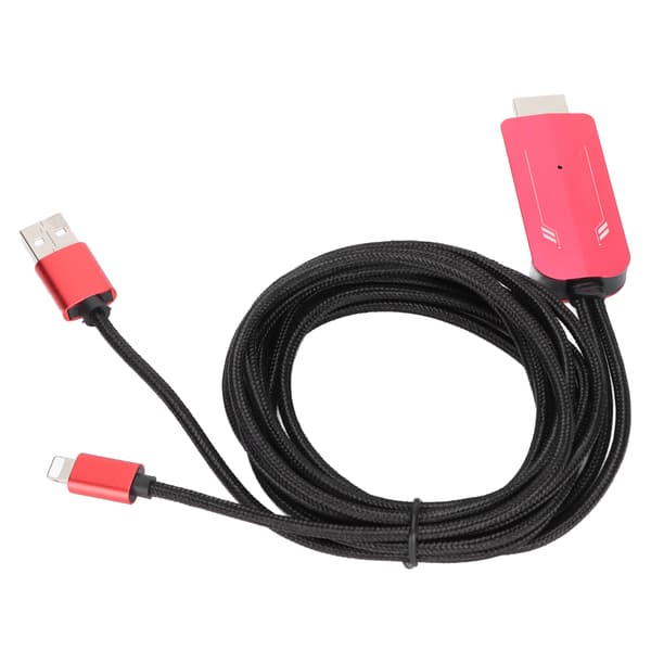 Videoadapterkabel IOS-grænseflade til High Definition Multimedia Interface 1080P High Definition Video Converter Kabel