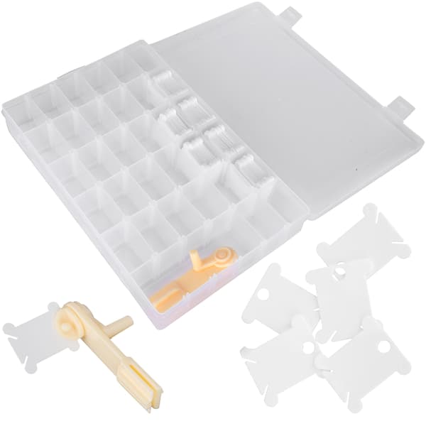 Korssting Viklebrett Plast Trådvikler Kit Plate DIY Sy Tilbehør
