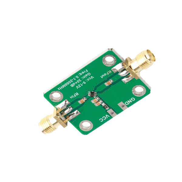 Lågbrusförstärkare 0,1 till 2000MHz 30±dB God prestanda Liten volym Bredbandsförstärkare Signalmottagare