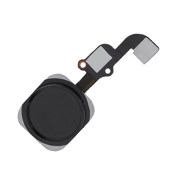 Erstatning Hjem-knapp Touch ID-sensor Nøkkel Flex-kabel for iPhone 6S/6S Plus HJEM-knapp Svart