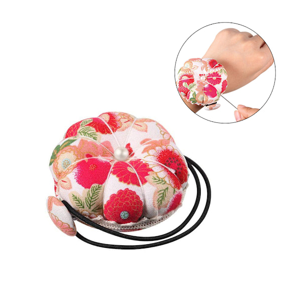 DIY sy-nål pute håndleddsstropp nålepute søte bærbare gresskar nålpose
