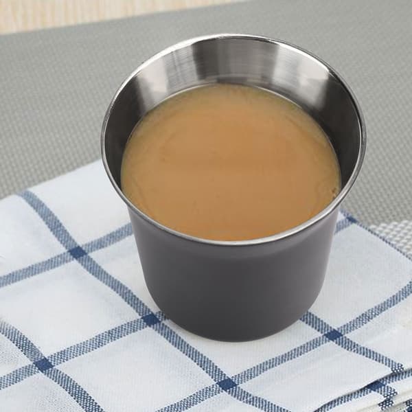 304 Rustfrit Stål Varmeisoleret Dobbeltlags Kaffekop Krus til Hjemmekaffebar Mat Sort