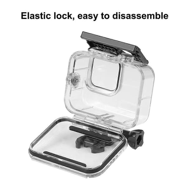 For GoPro HERO13 Black /12 Black /11 Black /10 Black /9 Black PULUZ 60m Waterproof Case Protective Housing with Buckle Basic Mount & Screw