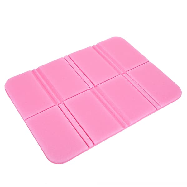 Sammenfoldelig siddehynde, bærbar, vandtæt, picnicmåtte, pudeovertræk (pink)