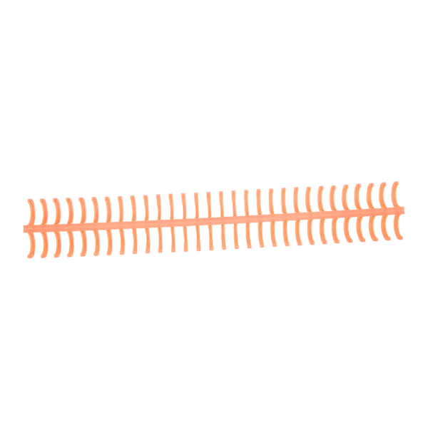10 st spiralbindningsfjädrar 130 ark kapacitet ryggkam 30 hål 16 mm diameter set kit orange