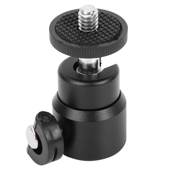 Mini pallopääteline DSLR-kameralle - 360° kierto (musta)
