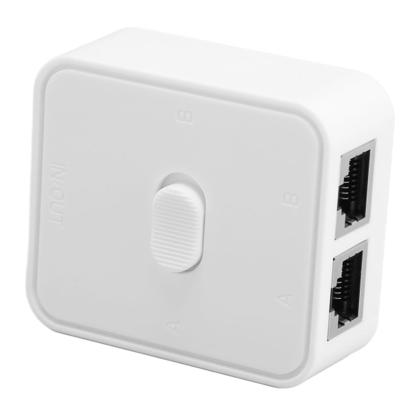 Gigabit Nätverksswitch 2 Port 10/100/1000 Mbps 2 In 1 Ut 1 In 2 Ut PoE Extender Switch RJ45 Network Splitter Adapter