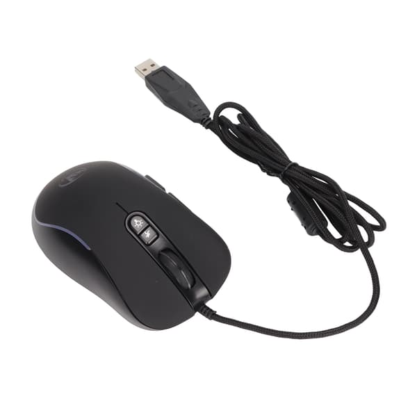 Mekanisk mus 4800DPI Programmerbar Hög noggrannhet Ergonomi ABS Gamingmus med 6 RGB-färger för Linux för Windows