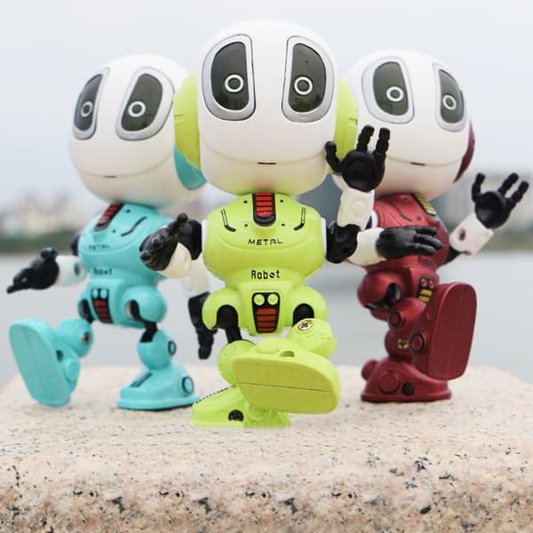 Mini Inspelande Talande Robot för Barn Leksaker Touch Kontroll Leksak Födelsedagspresenter Barn