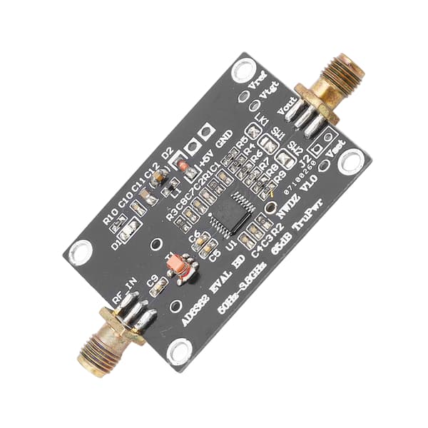50Hz til 3,8GHz RMS DC-modul 65dB RMS-deteksjon RMS DC-omformerplate 3,3-5V