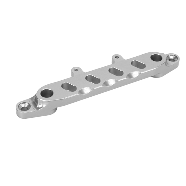 1/6 SCX6 RC-bilens främre karossstödram CNC-bearbetning Aluminiumlegering Främre karosskalfäste för 1/6 SCX6 RC-bil för LER Silver