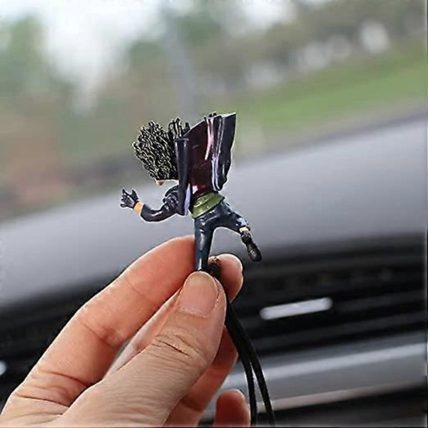 Anime Auto Tarvikkeet Pellen Auto Riipus Heiluri Auton Taustapeilin Lisävarusteisiin, Toimisto Koti Puutarhanhoito Ripustus Mikro Maisema Koriste B