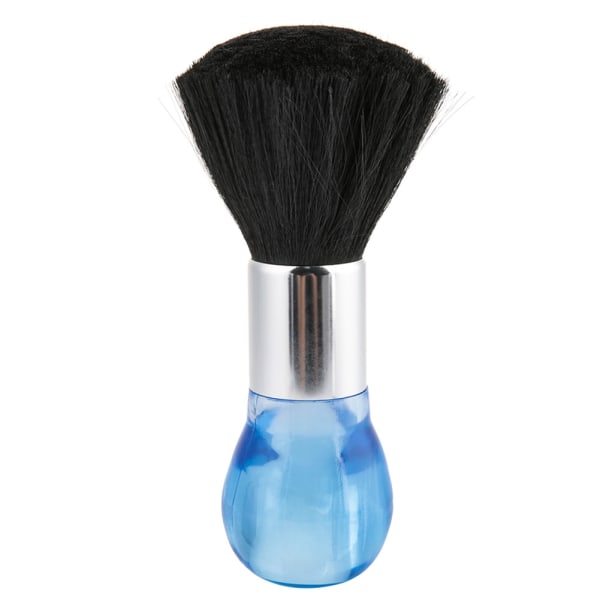 Neck Face Duster Brush Barber Hair Clean Hårbørste Klippe Frisør Styling Tool (blå)