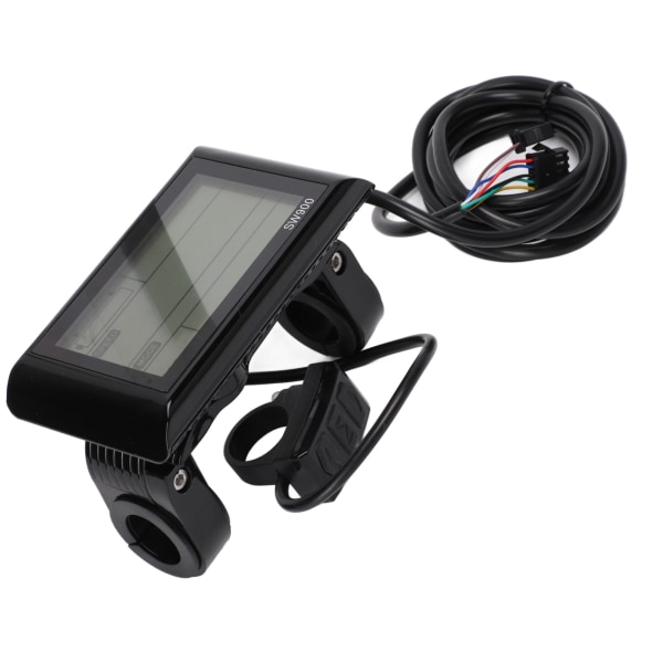 Elektrisk cykel SW900-display med 36V 48V-uttag Hållbar elektrisk cykel LCD-display