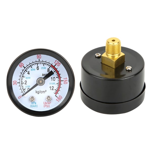Luftkompressor Manometer Y40 Jernskal Instrument Trykmåler