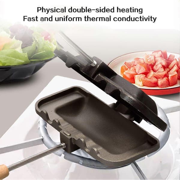 Køkken Sandwich Bageform Dobbeltsidet Sandwich Bageform Husholdnings Hurtig Morgenmad Sandwich Maker A